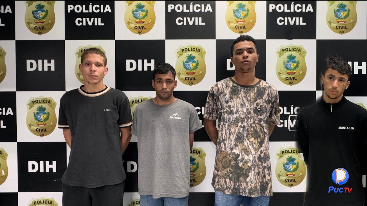 QUATRO JOVENS SÃO PRESOS ACUSADOS MATAR MENOR NO SETOR JARDIM DO CERRADO EM GOIÂNIA
