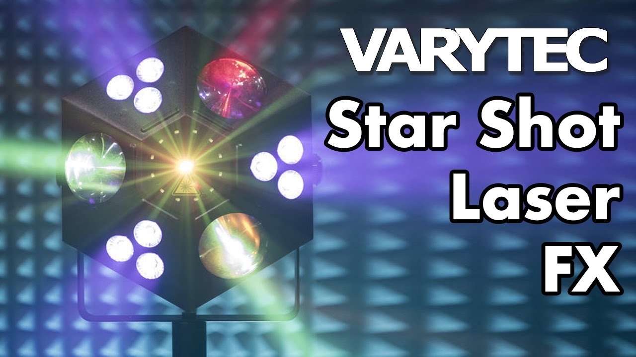 Varytec Star Shot Laser FX: An all in one LED laser effect light