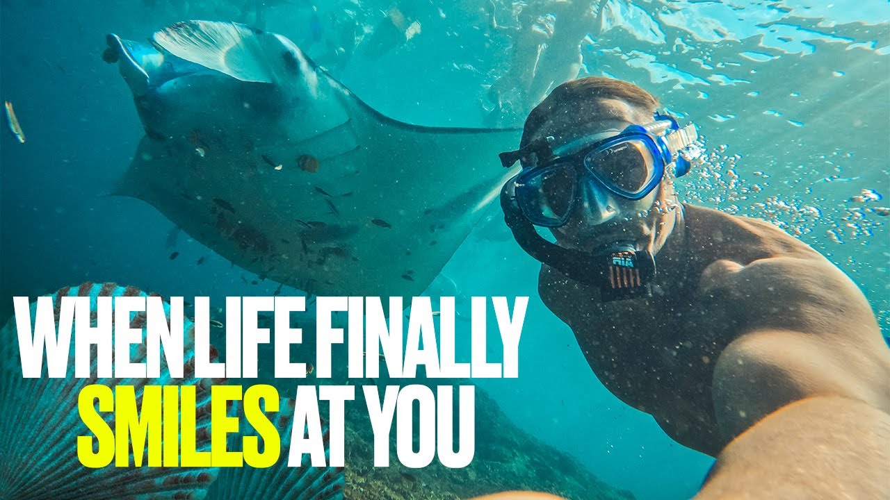MANTA DIVING on Bali - When LIFE finally SMILES at you