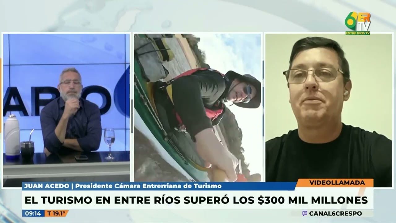 Juan Acedo - El turismo en Entre Rios superó los 300 mil millones de pesos