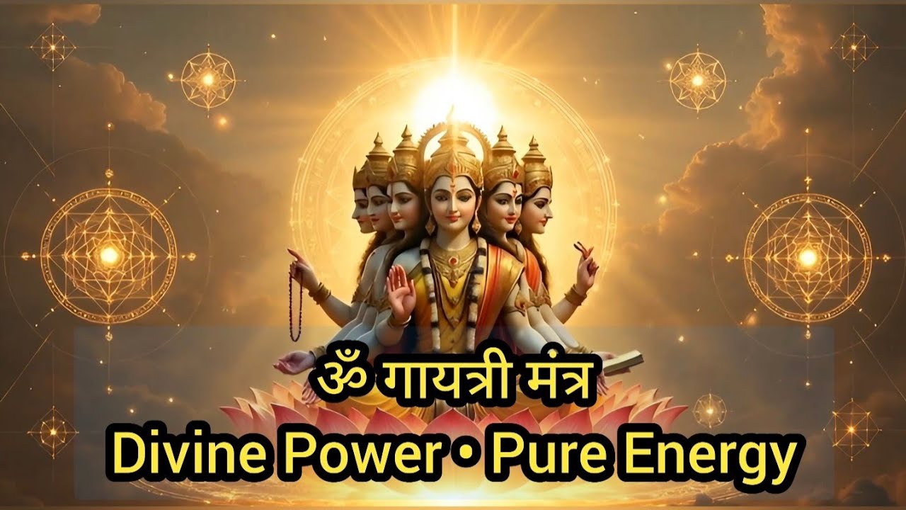 ॐ गायत्री मंत्र | Om Bhur Bhuvah Swaha | Powerful Gayatri Mantra for Peace & Wisdom