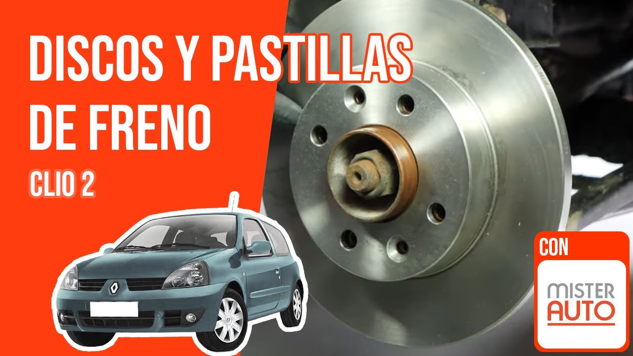 Cómo cambiar los discos y las pastillas de freno delanteros Clio 2 🚗