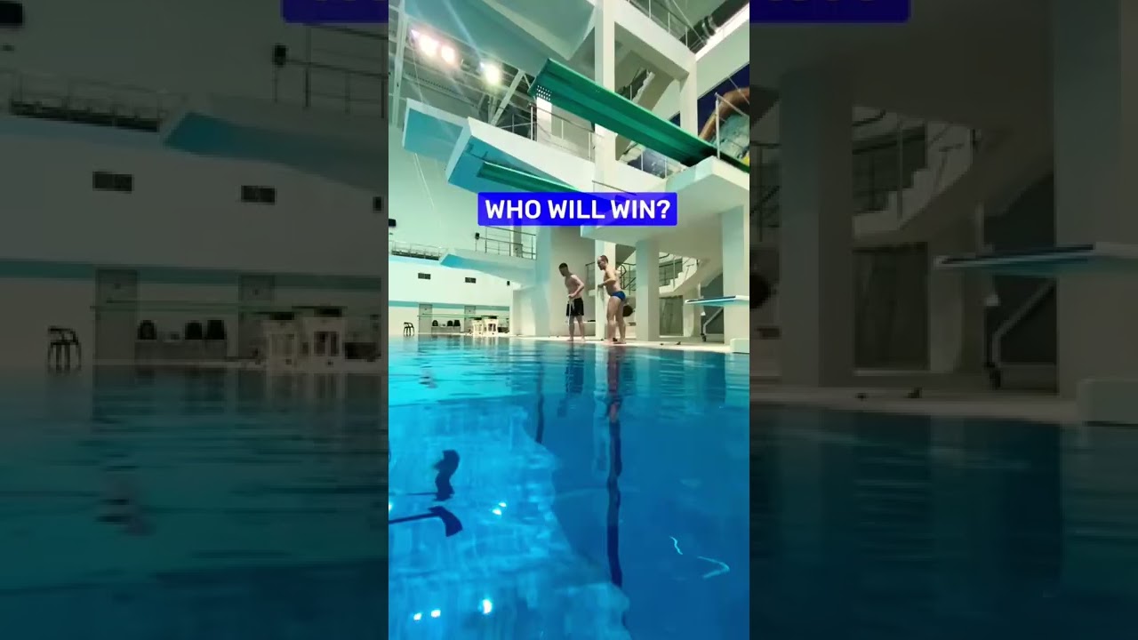 Pt.2? 💣🔥 Epic kettlebell battle at the swimming pool