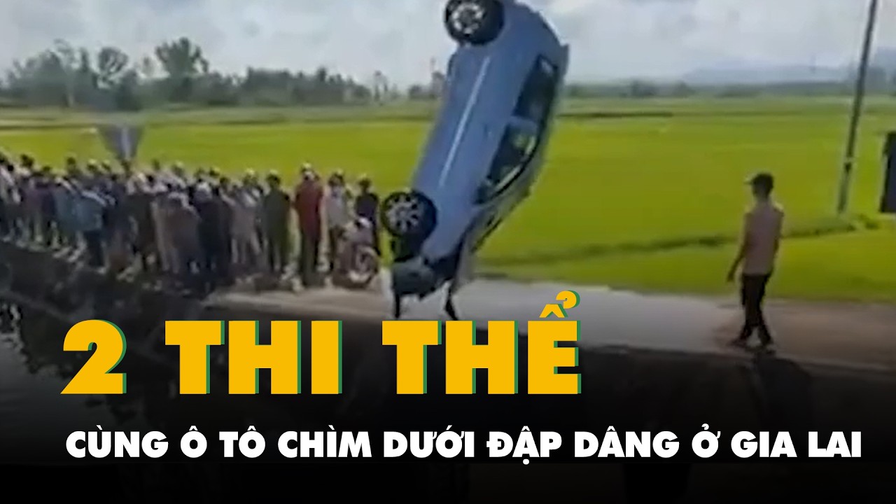 Phát hiện 2 thi thể cùng ô tô biển số TP.HCM chìm dưới đập dâng ở Gia Lai