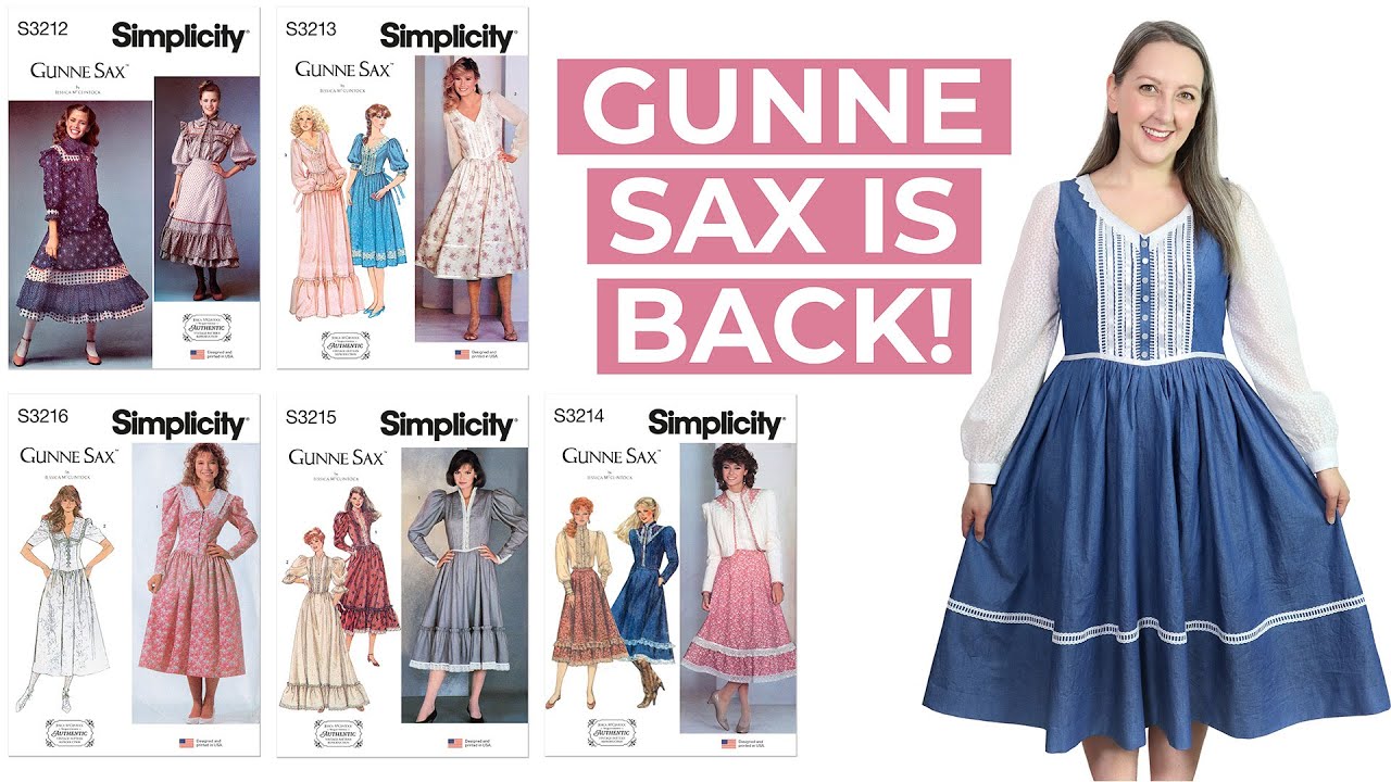 NEW Gunne Sax x Simplicity Sewing Pattern Collection | SEW THE LOOK 🤩