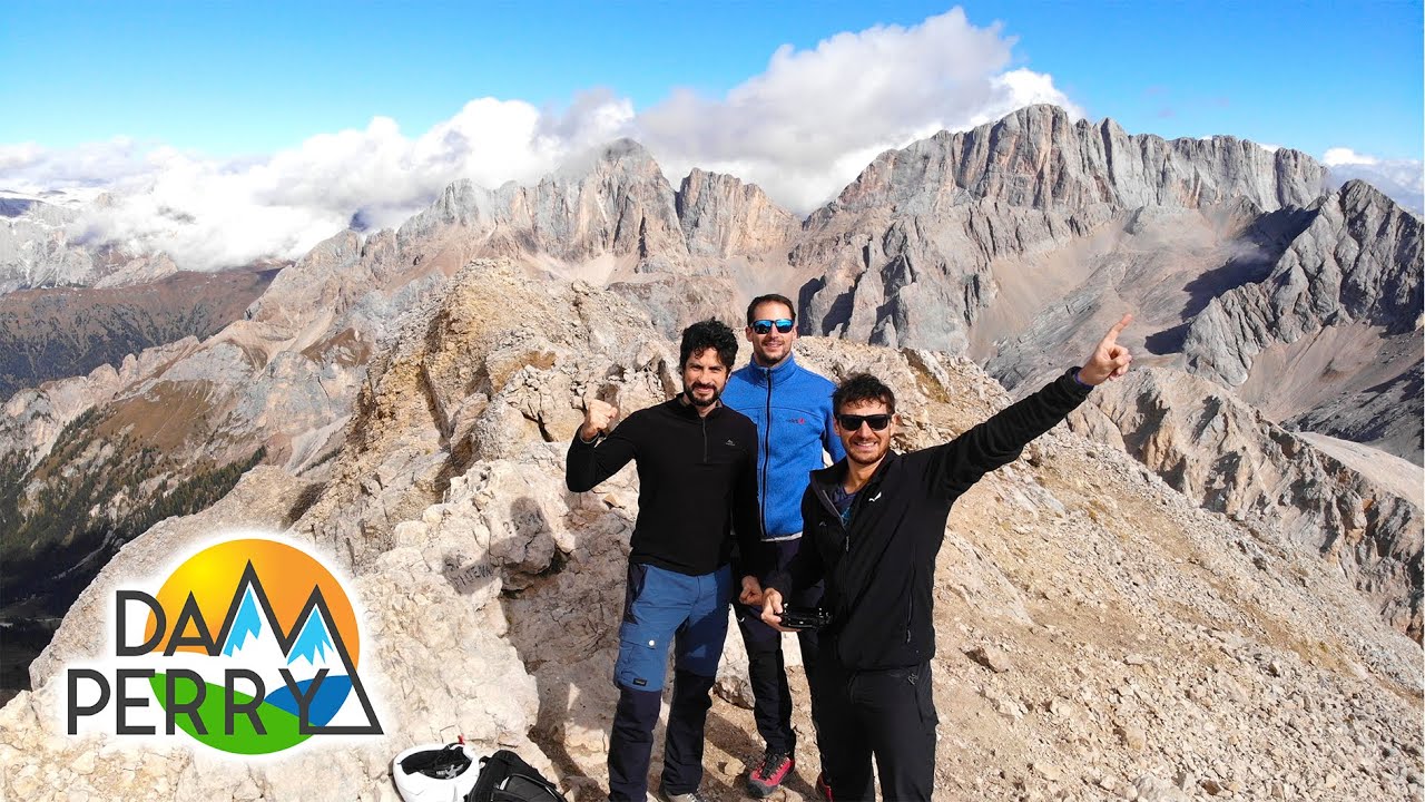 SELVAGGIA CIMA UOMO 3010 m 💥🏔 Marmolada •Dolomiti • Passo san Pellegrino con DAM PERRY.