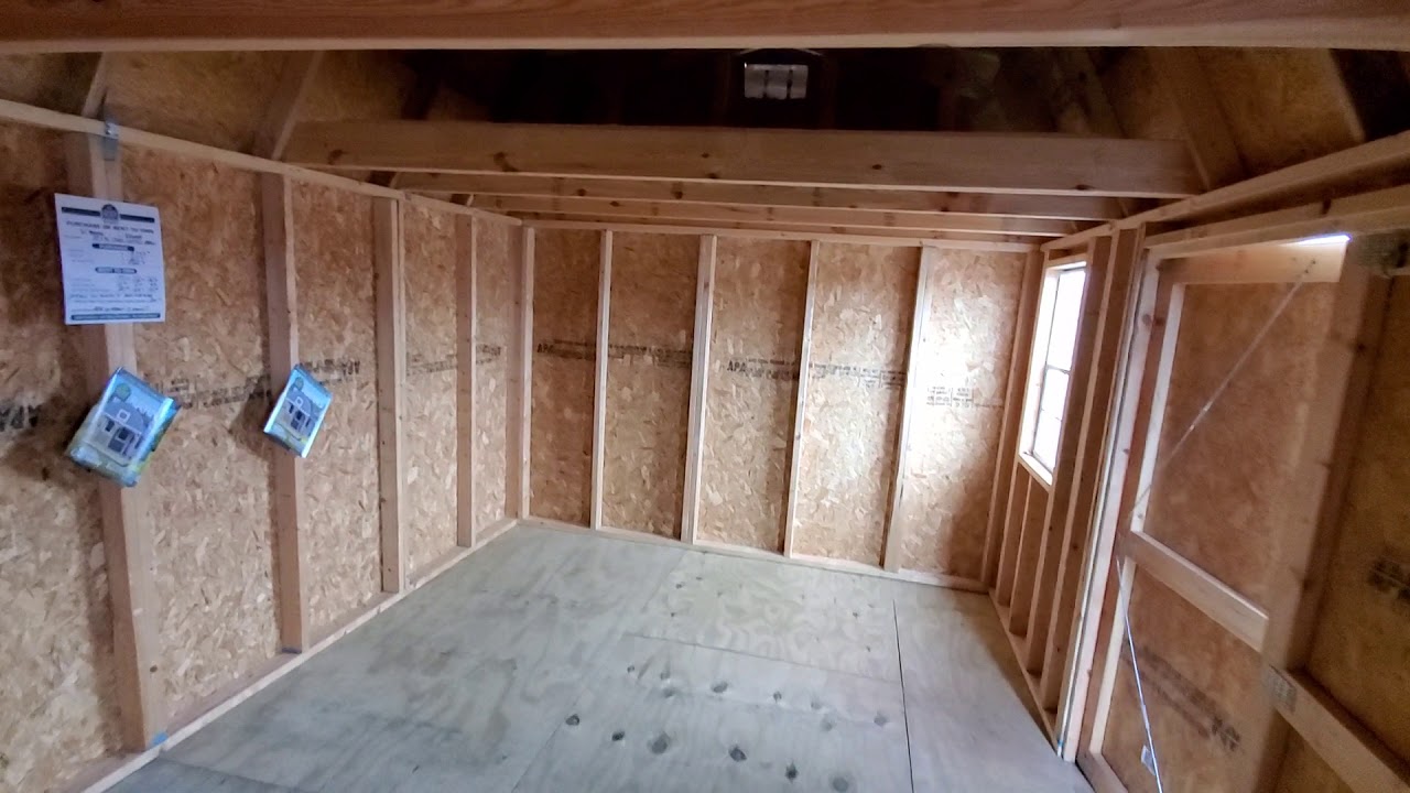10' X 16' Side Lofted Barn