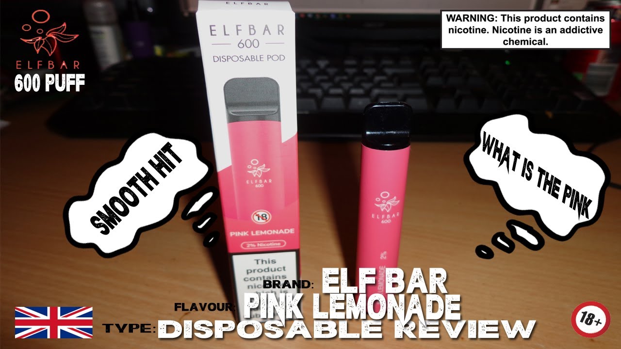 ELF BAR 600 PUFF - PINK LEMONADE - UK REVIEW