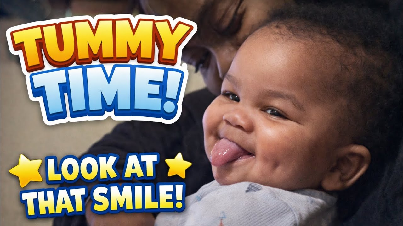 Tummy Time Fun for Babies 🍼 | Smiles, Giggles & Milestones