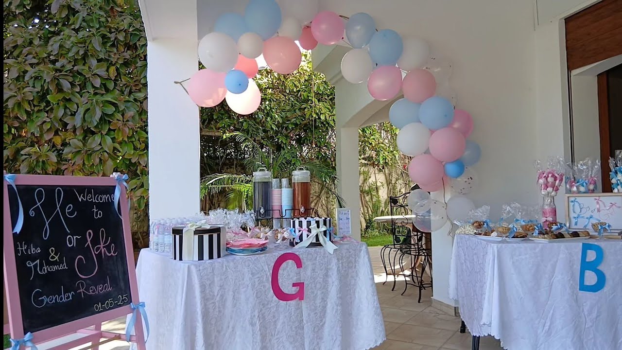 حفل جنس الجنين#مبروك_لك_كل_الفرح_و_والمسرات #شاركت معاكم أدق التفاصيل