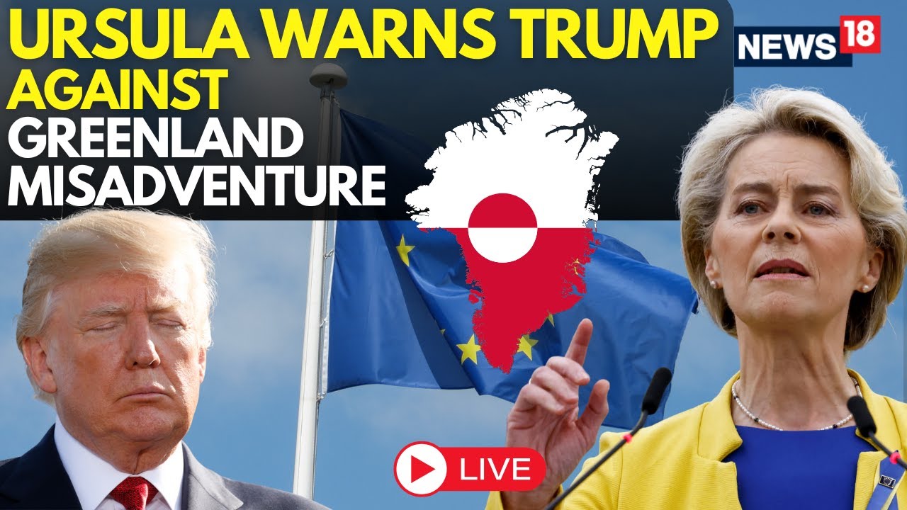 Law Over Force: EU President Issues Direct Warning To Trump Over Greenland Annexation Threats | LIVE