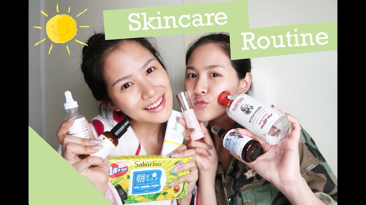SKINCARE ROUTINE (Morning)2018 หน้าใสไร้สิว ผิวดีขึ้น มีแจกของกันอีกแล้วว! | Best & Book