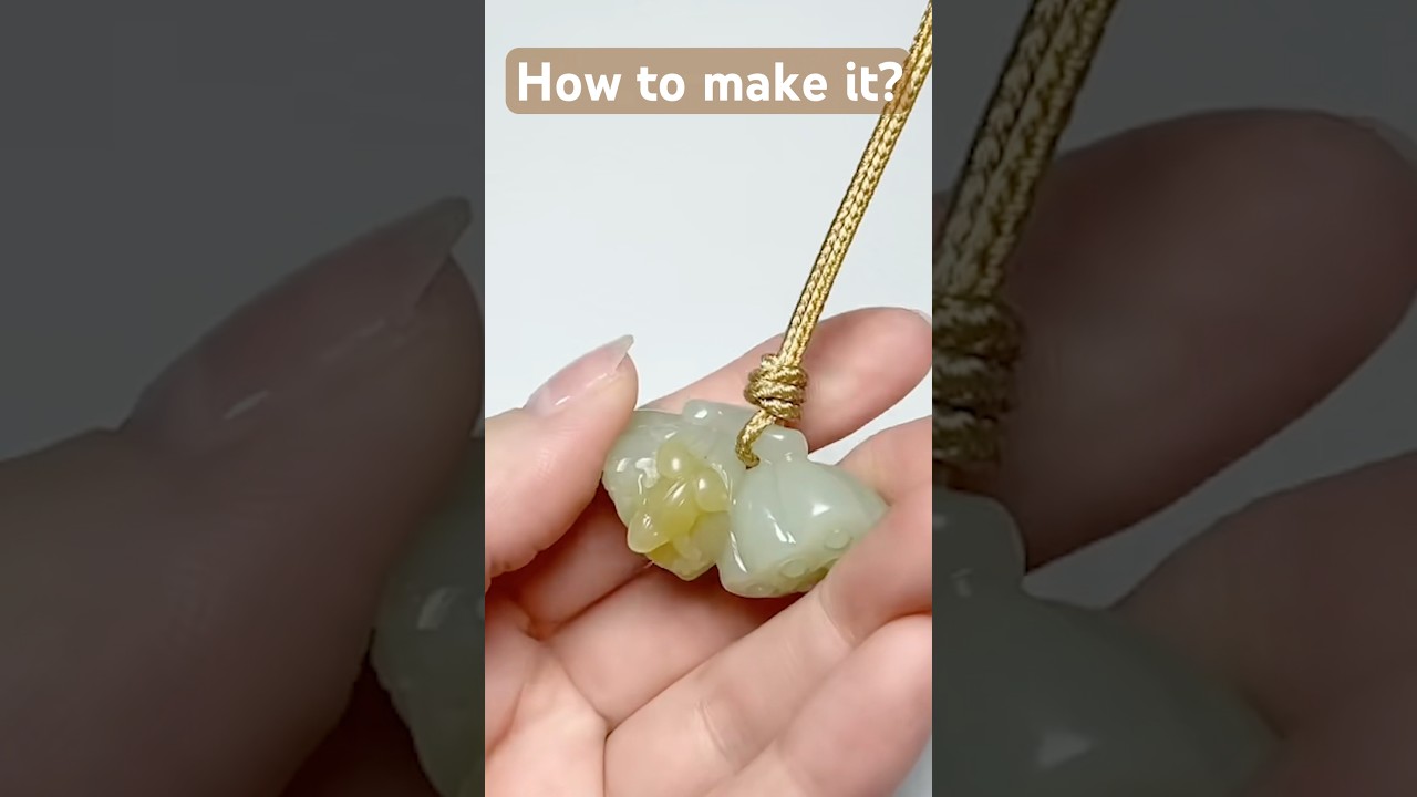 How to make it?#shorts #shortsfeed #diy #craft #diycrafts #handmade #howto #pendant #fashion #knot