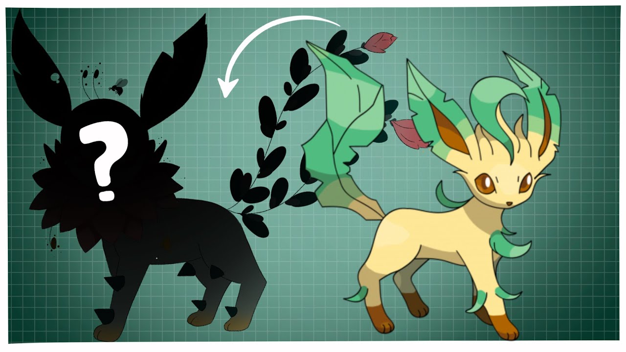 POKEMON REDESIGN // Eevee Evolution Edition Part 2 // Redesigning Leafeon, Espeon and Umbreon