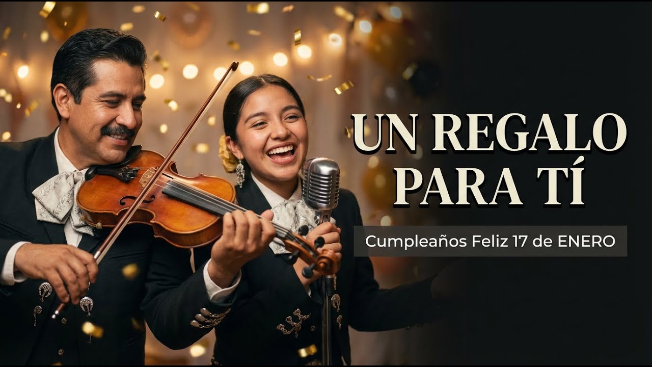 ✨ Un Regalo Para Ti | Cumpleaños Feliz con Mariachi 🎺 ¡Para celebrar con amor el 17 de Enero!