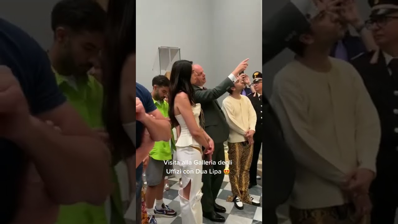 Dua Lipa In Museum - The Celebrity Files