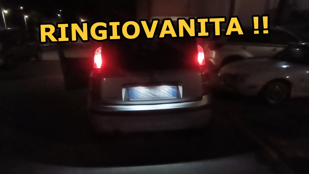Sostituzione luci interne e targa su Panda 169
