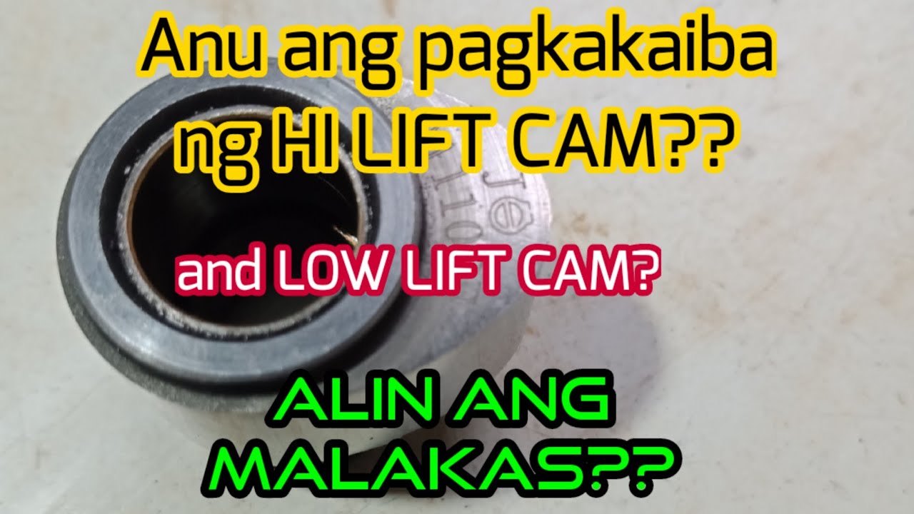 CAM COMPARISON [Hi & Low lift]