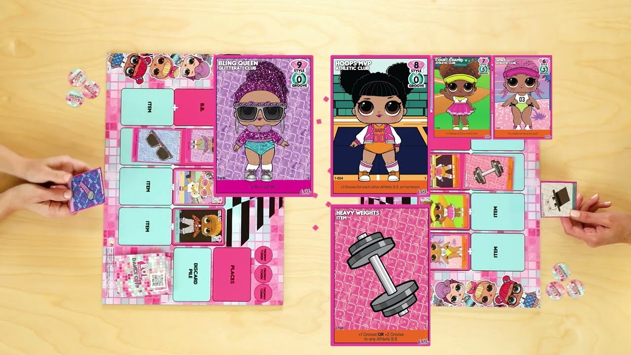 Cartes &agrave; collectionner LOL Surprise Dance off