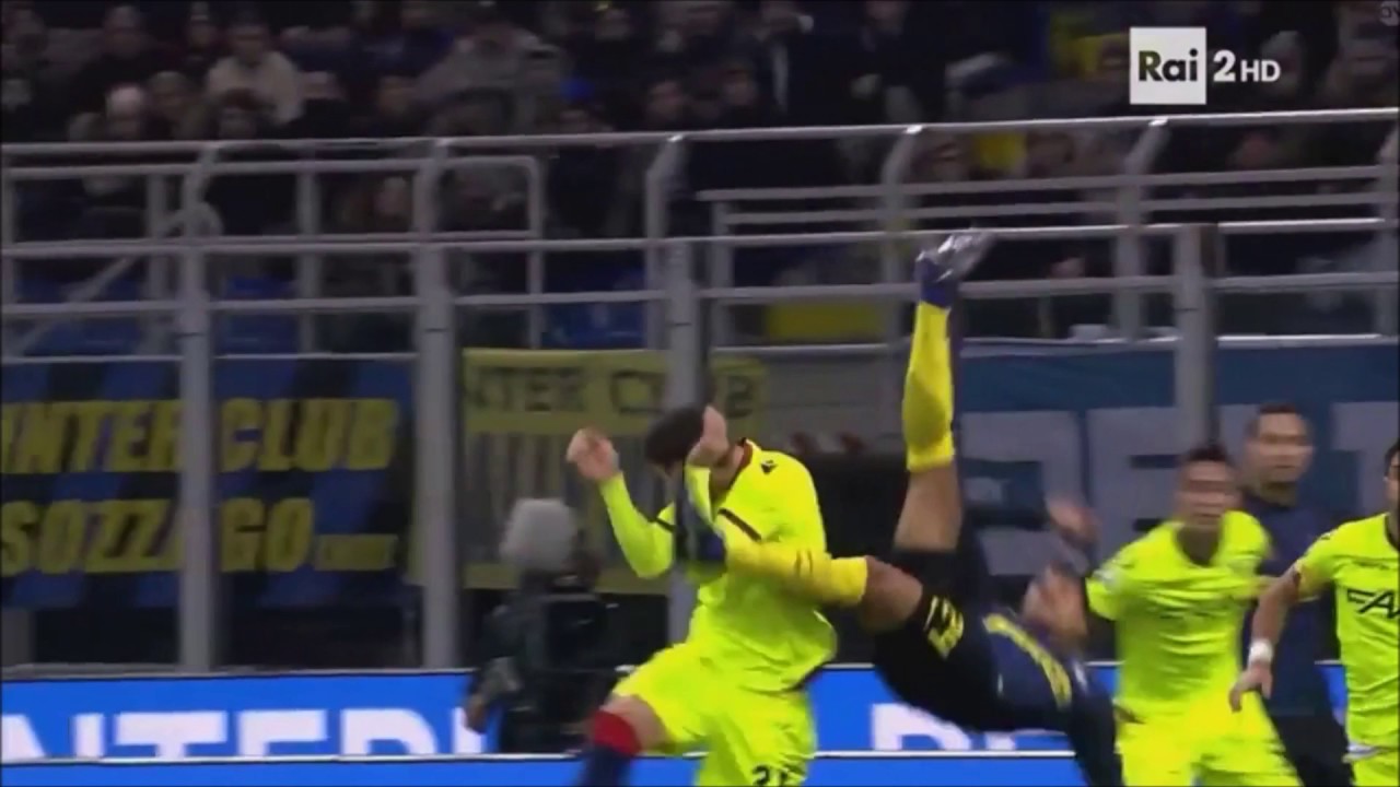 Jeison Murillo Amazing Bicycle Goal Inter 1-0 Bologna/ Невероятный гол через себя Джейсона Мурильо