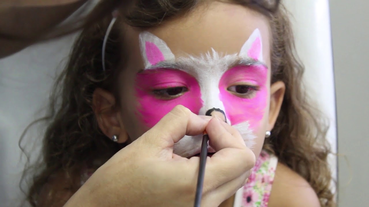 Paso a paso cómo hacer un maquillaje de gatito - Maquillaje Infantil - Tutorial