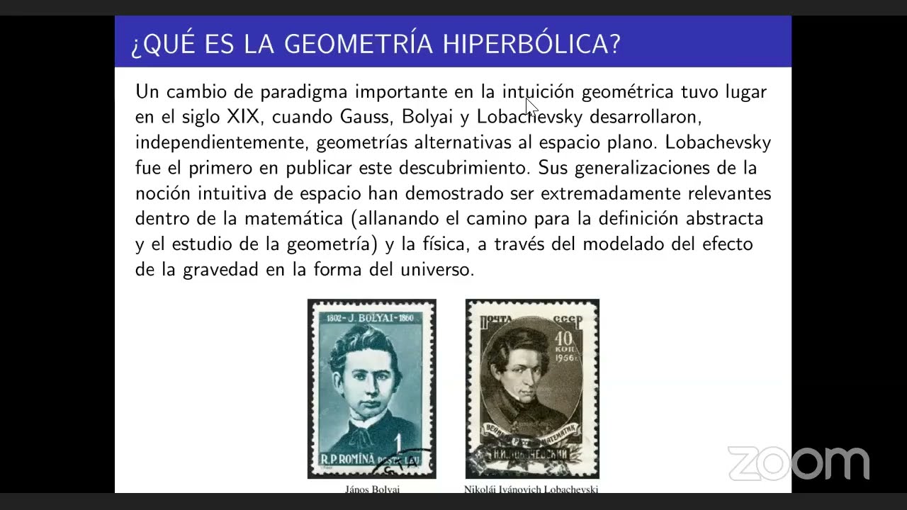Charla Construcciones básicas en Hiperbólica. Parte I