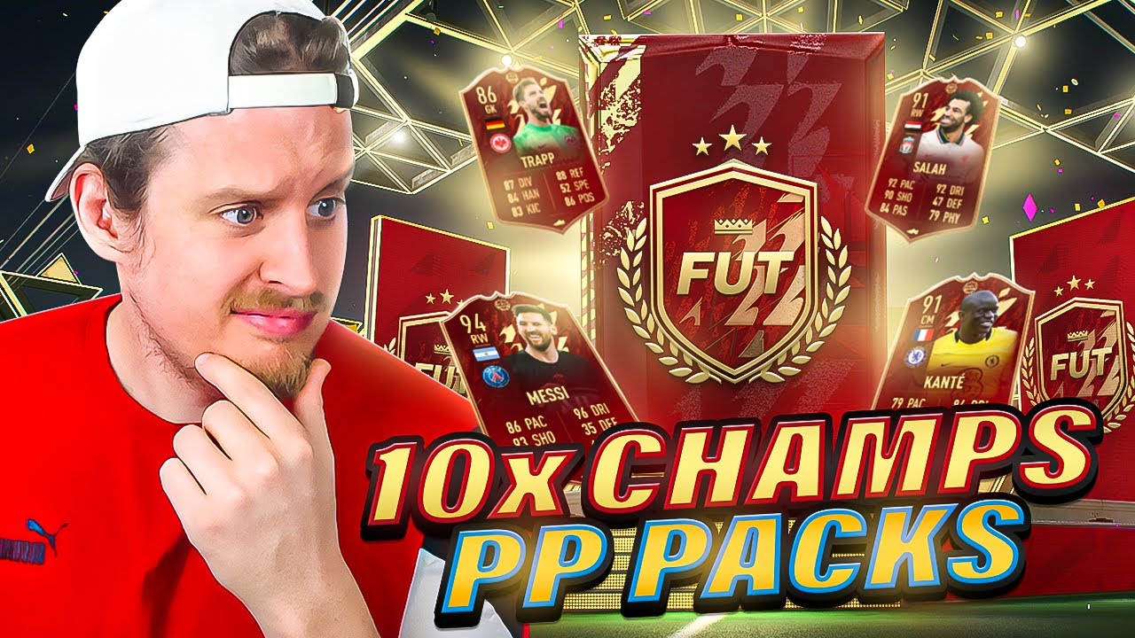 Guaranteed TRAPP?! 10x FUT Champions Upgrade PACKS! FIFA 22 Ultimate Team