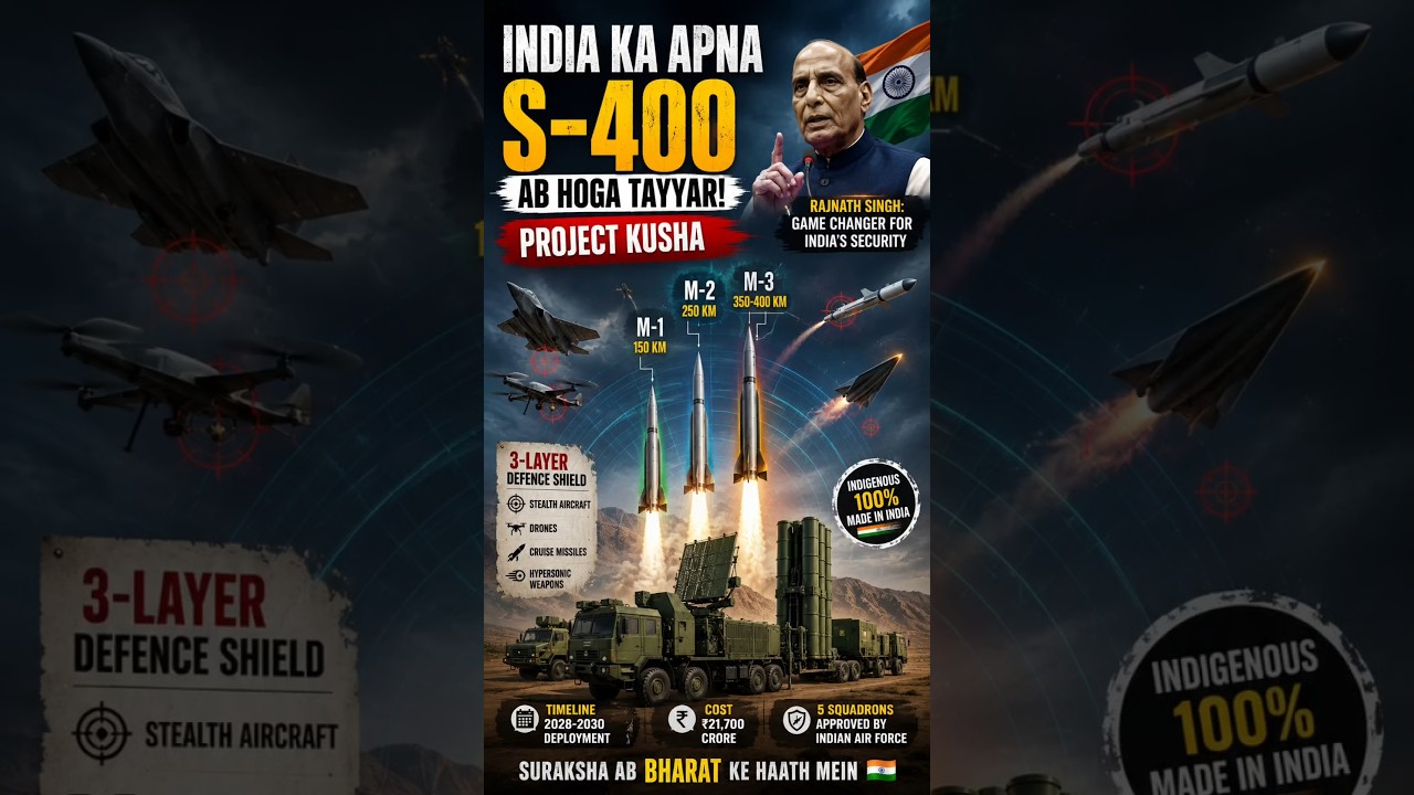 Project Kusha Explained: India's Powerful Air Defence Shield | DRDO's Biggest Defence Project!