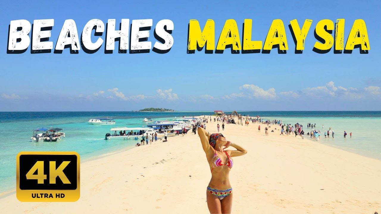4K Beach Drone - Travel Malaysia 2024