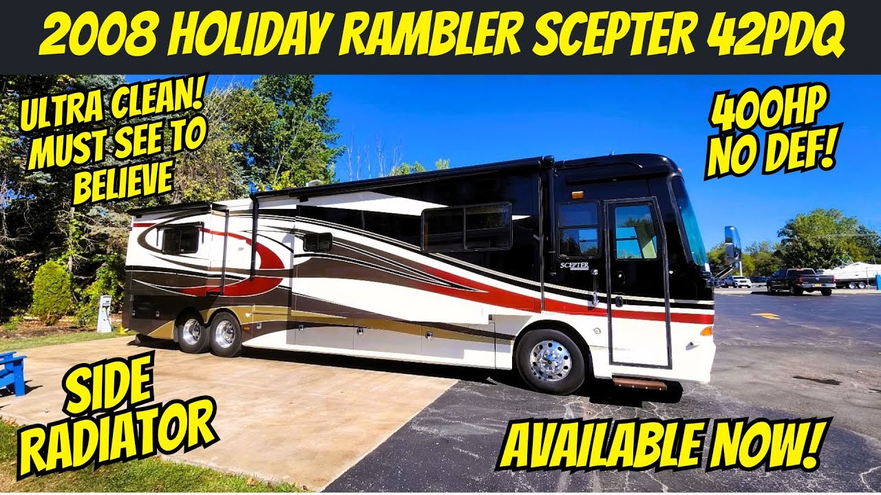 2008 Holiday Rambler Scepter 42PDQ Walkthrough | Luxury Diesel Pusher Tour - The RV Pro 🚍