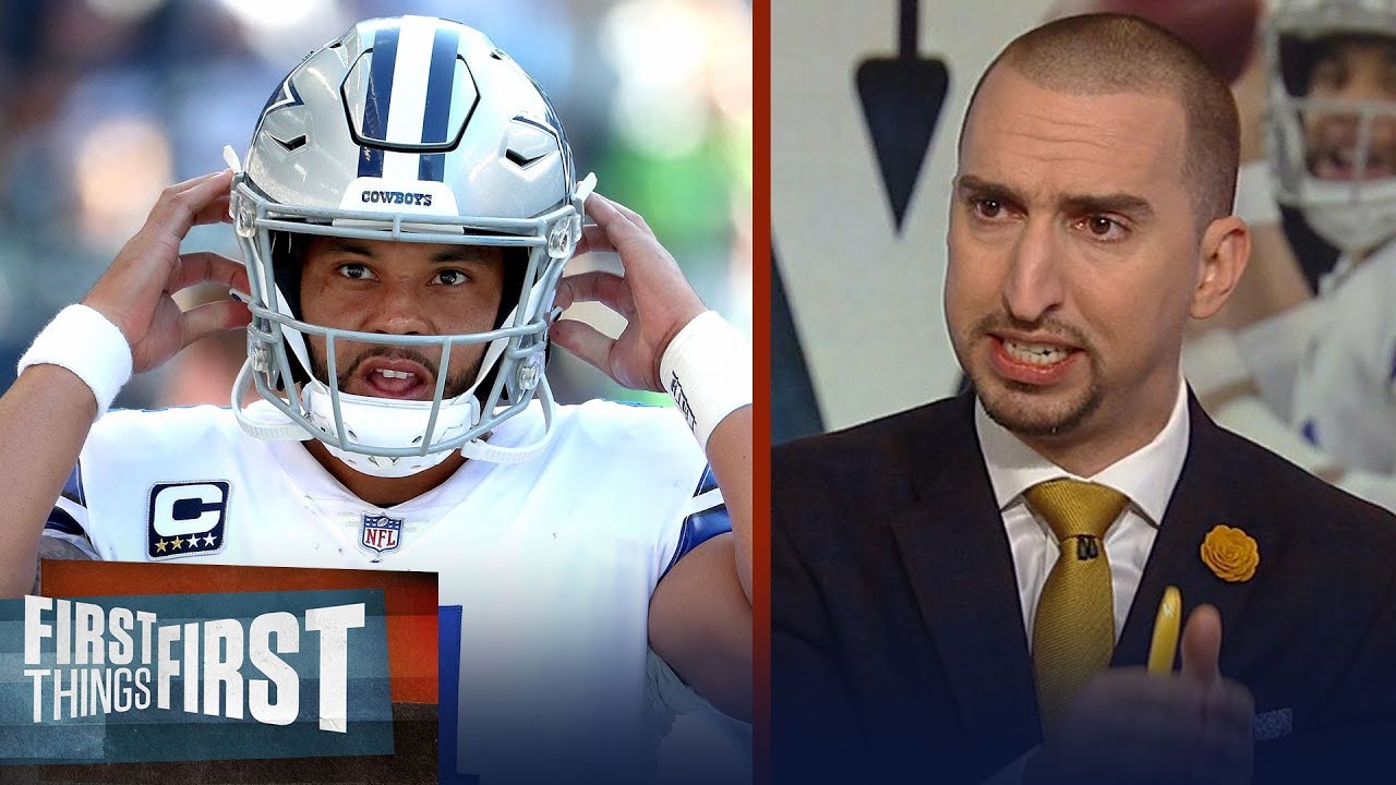 Nick Wright blames Dak Prescott for the Cowboys shutout loss to the Colts | NFL | FIRST THINGS FIRST