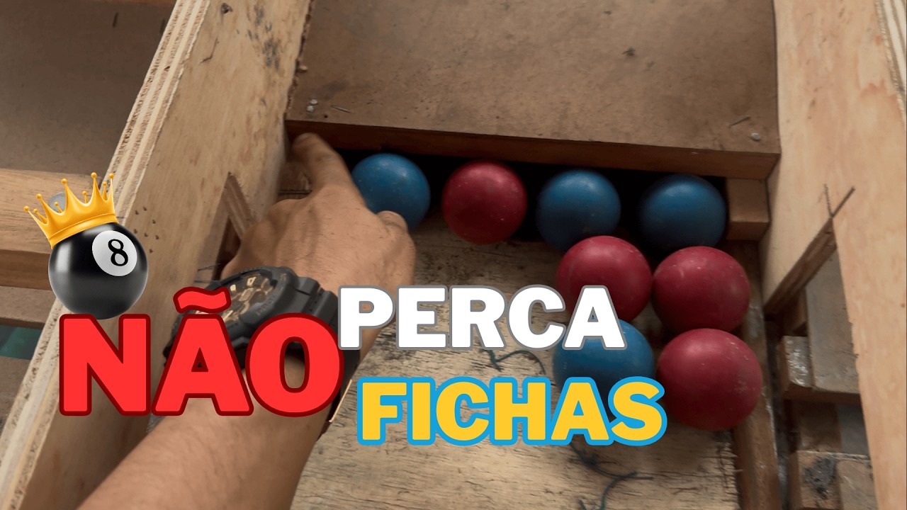 COMO RESOLVER GAVETA DA MESA DE SINUCA E GANHE MAIS FICHAS #sinuca #barbeariabrasil 