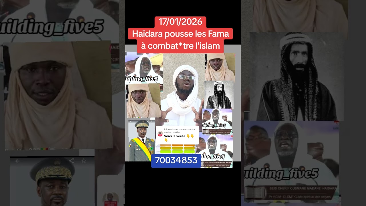 Oustaz Berthé, Haïdara pousse les Famas à combattre l'islam