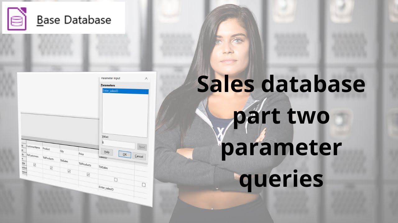 How to create a parameter queries in LibreOffice Base