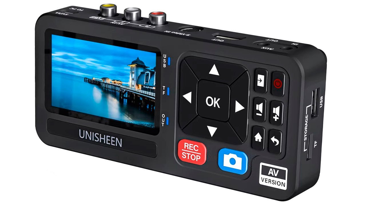Unisheen AV to USB konverter – VHS, DVD, kamera videolarini raqamlashtirish!