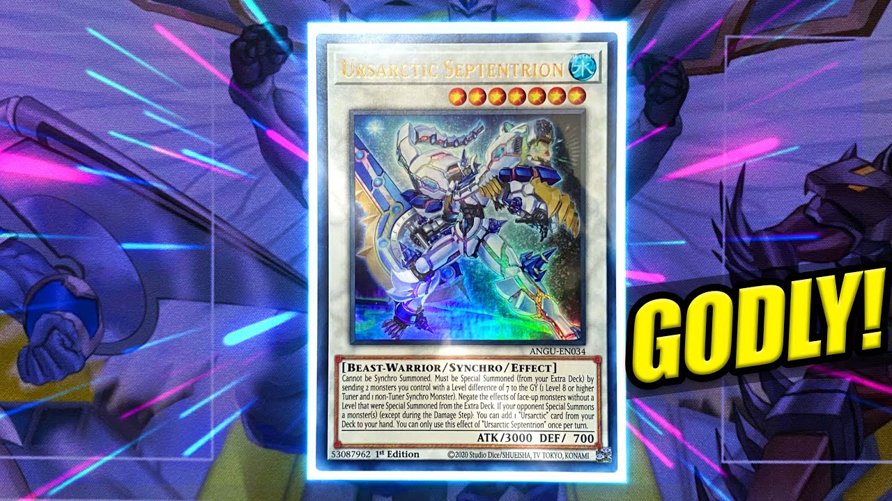 БОЖЕСТВЕННЫЙ НОВЫЙ ПРОФИЛЬ КОЛОДЫ YU-GI-OH URSARCTIC + КОМБО ИЗ 1 КАРТЫ!