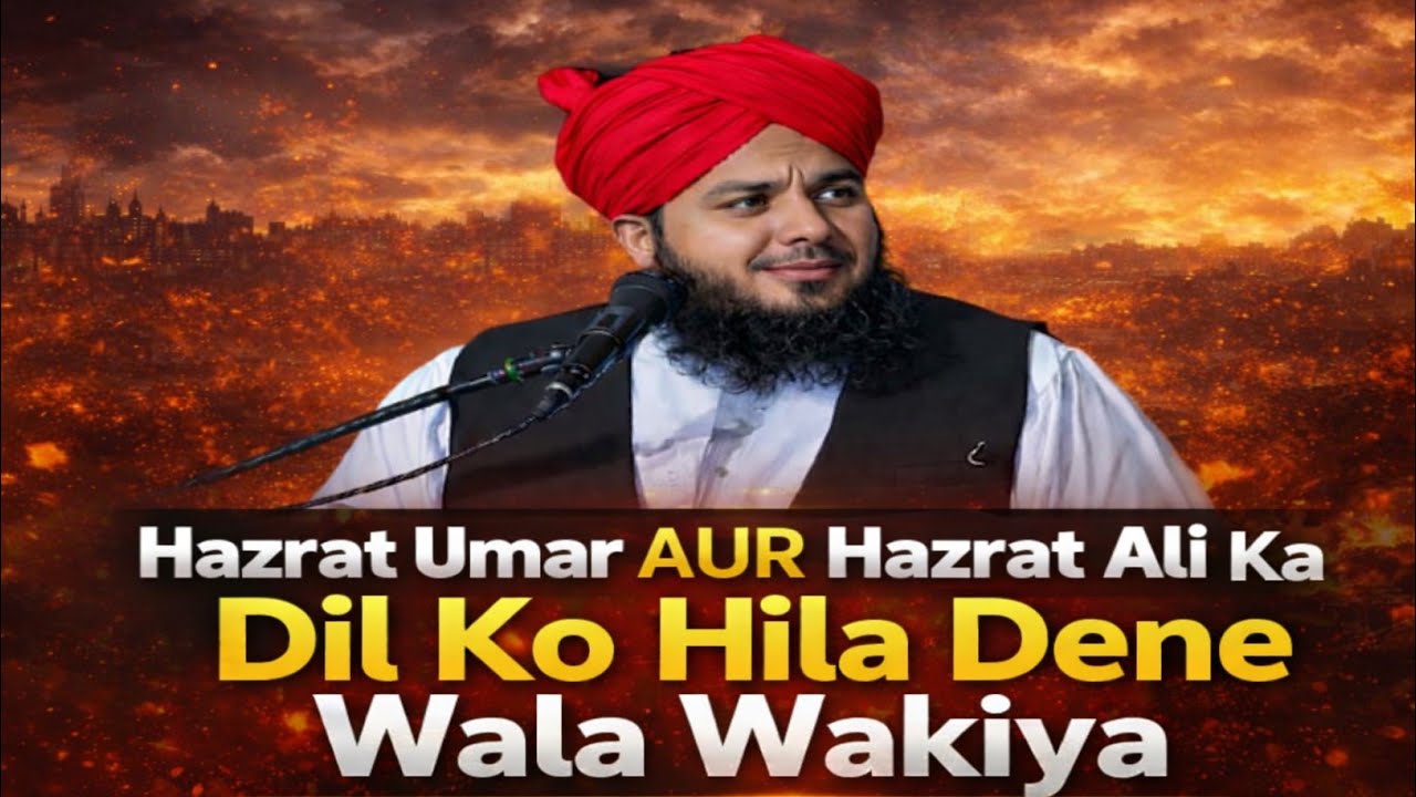 Hazrat Umar AUR Hazrat Ali Ka Dil Ko Hila Dene Wale Wakiya) Bayan Peer Ajmal Raza Qadri#islamic 