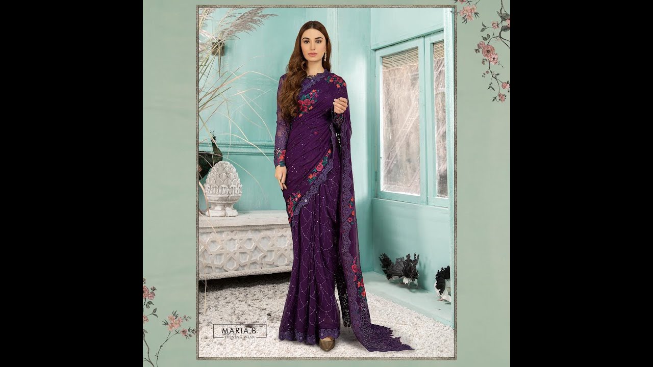 Maria. B. Formal Saree | Master Replica | Price Now Rs 7,990/-
