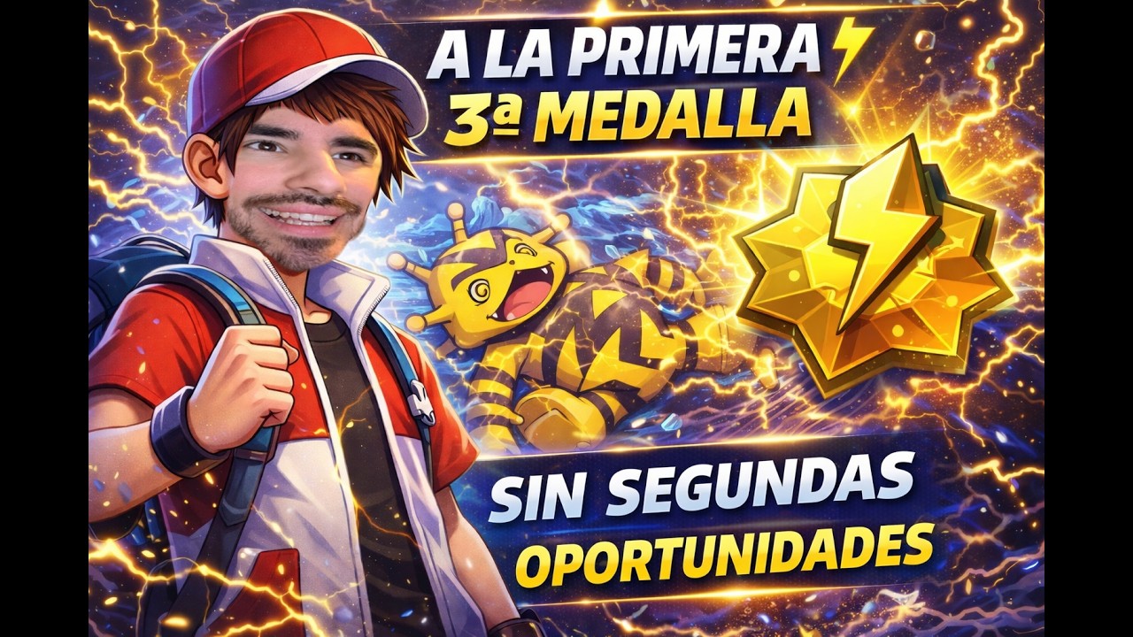 TERCERA MEDALLA… A LA PRIMERA ⚡ | EP.3 | Proyect: Maestro Pokemon