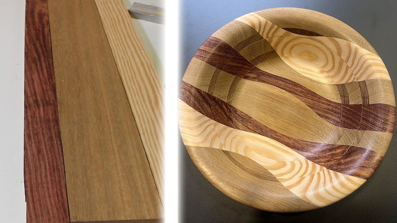 Woodturning a BOWL From a Flat Board