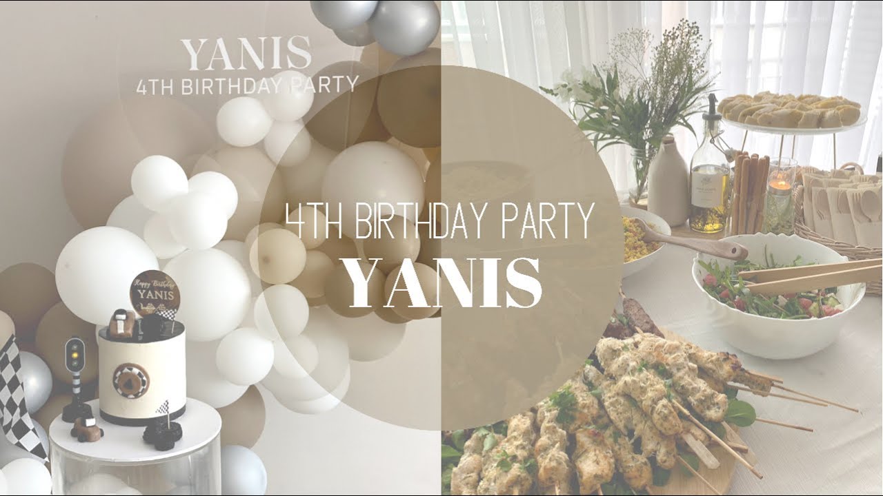 ❥ 4TH BIRTHDAY PARTY YANIS ╳ PRÉPARATIFS, DÉCORATION & BUFFET + SEQUENCE 2ND ANNIVERSAIRE ILYAN