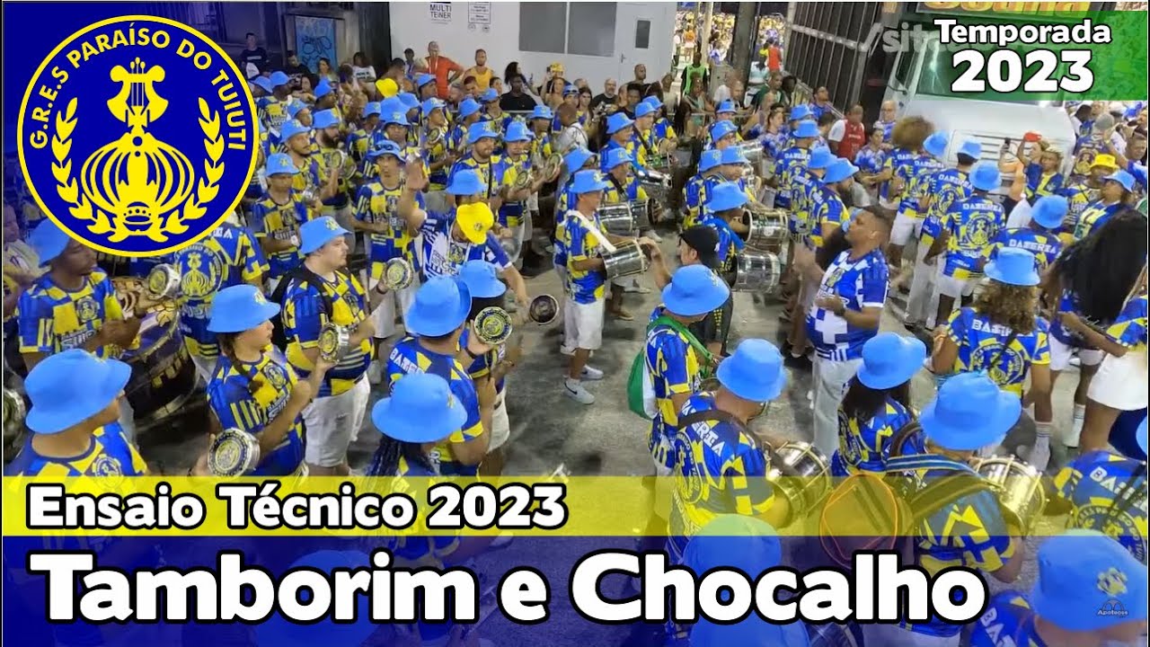 Paraíso do Tuiuti 2023 | Tamborins e chocalhos - Ensaio Técnico | Samba ao vivo - #ET23