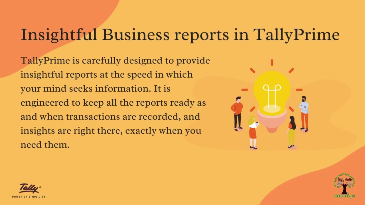 Reports in TallyPrime | Tally Reports in Browser(TRiB) | #TallyPrime | #RSPL