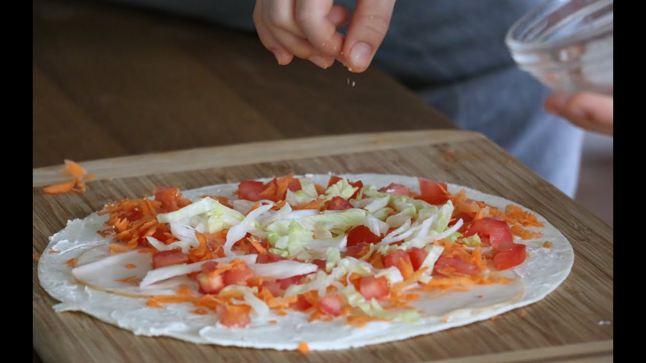 Kochen mit Kindern - Amerikanische Wraps