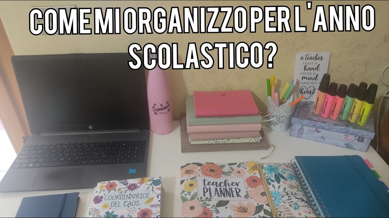 Come mi organizzo per il #backtoschool: agenda, teacher planner, bullet journal e altri taccuini