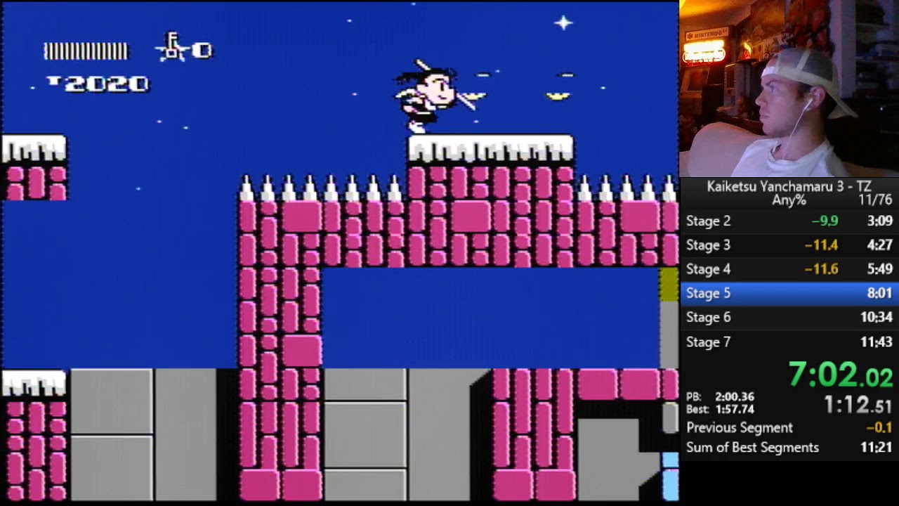 Kaiketsu Yanchamaru 3 (Kid Niki 3) (NES/Famicom) Any% 11:32