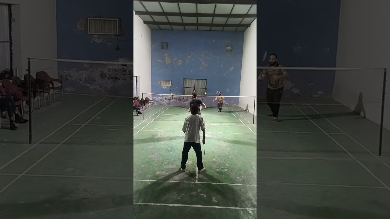 Badminton Doubles 4th match #youtube #shorts 