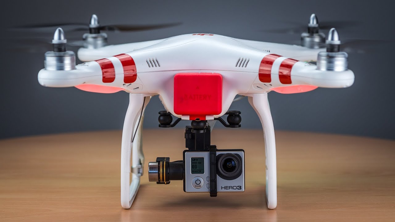 DJI Phantom #100 - Zenmuse H3-2D Gimbal Montage