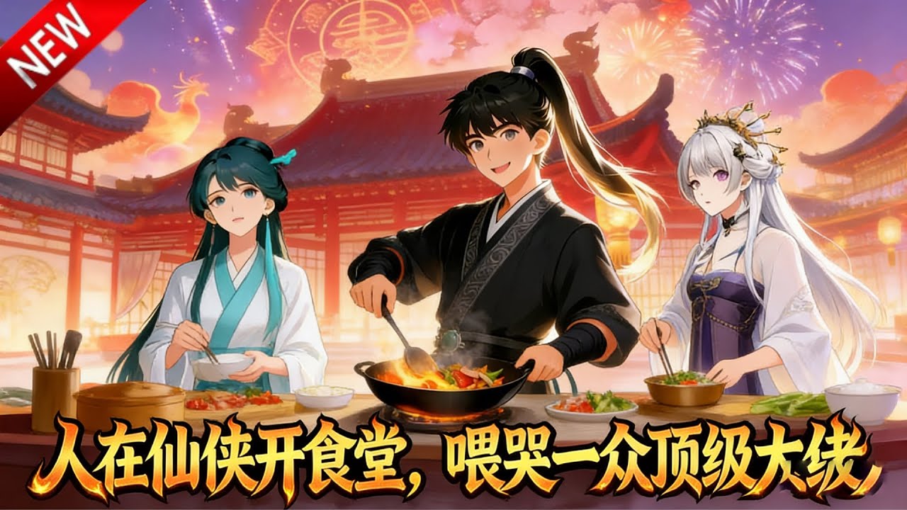 💥【新番上线】林泽穿越仙侠世界，获得美食系统，被迫靠厨艺谋生，谁知一碗炸酱面竟让同门当场顿悟、直破筑基，引动天地异象！《人在仙侠开食堂，喂哭一众顶级大佬》全集 Multi SUB #漫剧 #动漫魔女