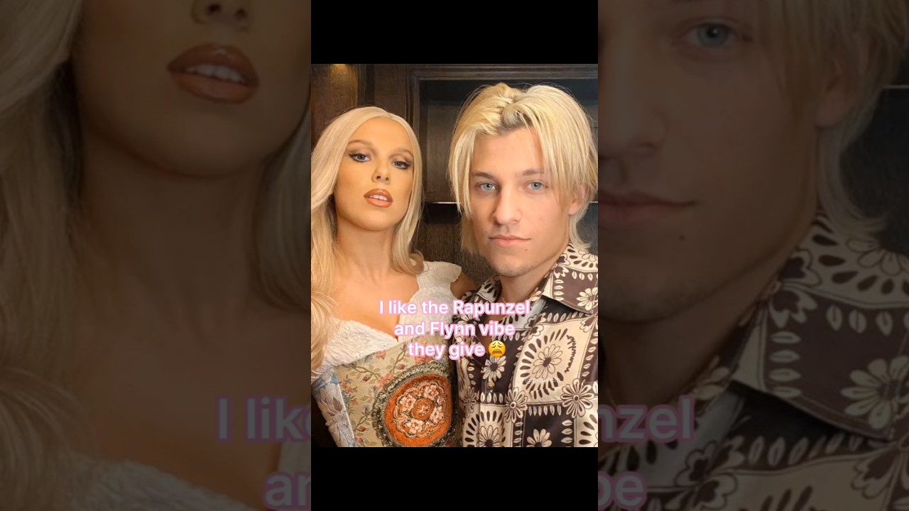 i like the Rapunzel and Flynn Rider vibe Millie bobby Brown and Jake Bongiovi give 😩